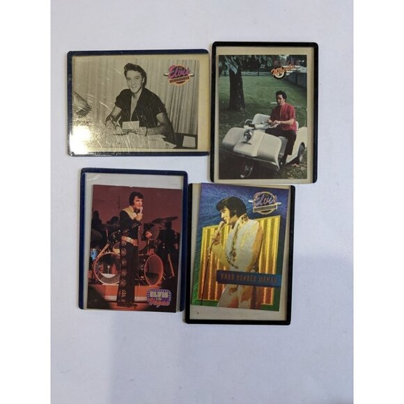 Vintage 1992 Elvis Presley The Elvis colleciton cards set of 4 ephemera - Picture 4 of 5